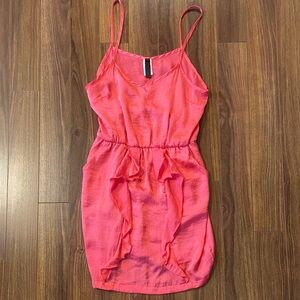 Vibrant Pink Mini Dress